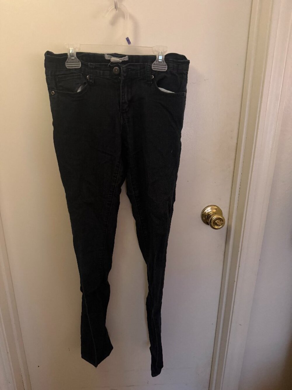 Forever 21 Skinny Black Jeans W 27